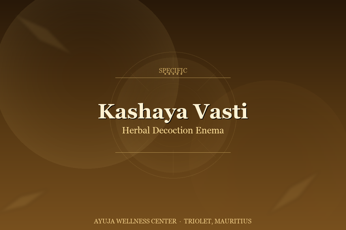 Kashaya Vasti